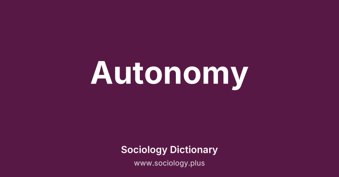 Autonomy