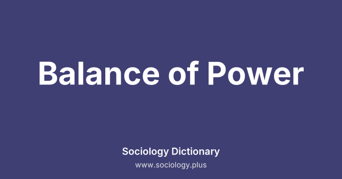 Balance of Power
