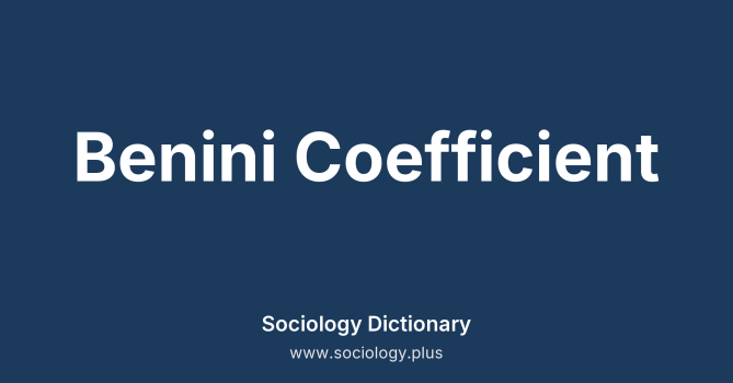 Benini Coefficient