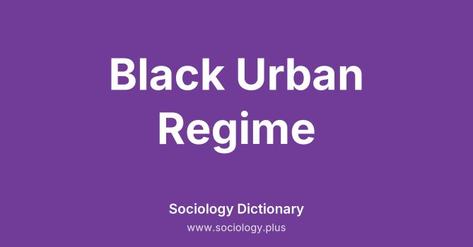 Black Urban Regime