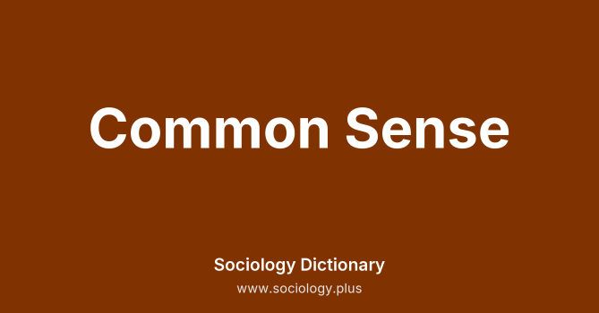 Common Sense