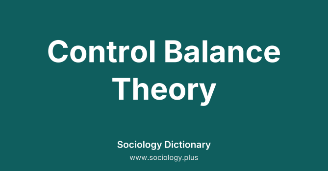 Control Balance Theory