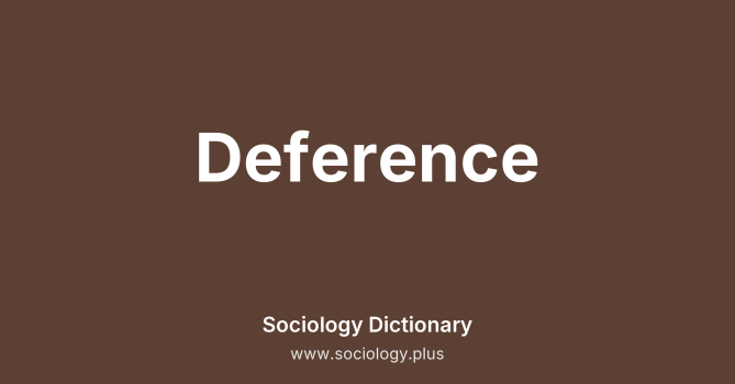 Deference