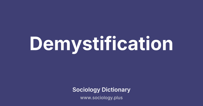 Demystification