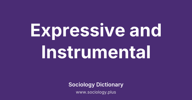 Expressive and Instrumental