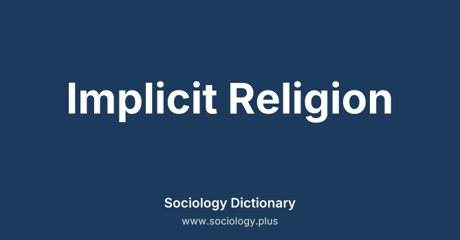 Implicit Religion