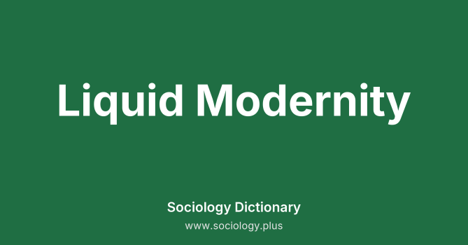 Liquid Modernity
