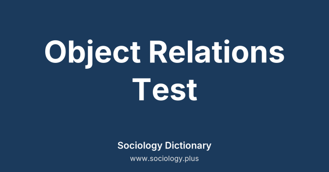 Object Relations Test