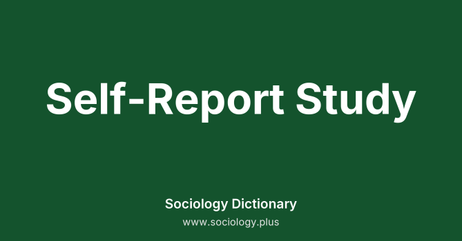 Self-Report Study