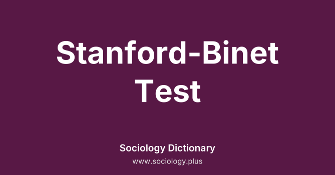 Stanford-Binet Test