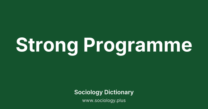 Strong Programme