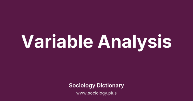 Variable Analysis