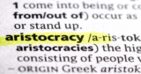 Aristocracy