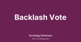 Backlash Vote