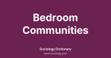 Bedroom Communities