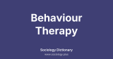 Behaviour Therapy
