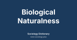 Biological Naturalness