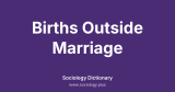 Births Outside Marriage