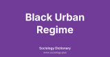 Black Urban Regime