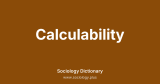 Calculability
