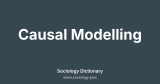 Causal Modelling