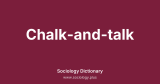 Chalk-and-talk