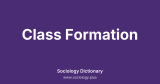 Class Formation