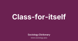 Class-for-itself