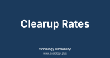 Clearup Rates
