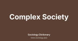 Complex Society