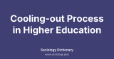 Cooling-out Process in Higher Education