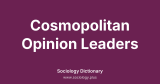 Cosmopolitan Opinion Leaders