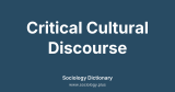 Critical Cultural Discourse