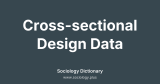Cross-sectional Design Data