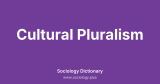 Cultural Pluralism