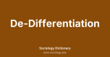 De-Differentiation