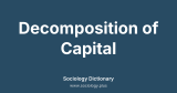 Decomposition of Capital