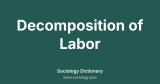 Decomposition of Labor