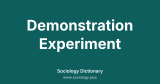 Demonstration Experiment