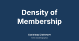 Density of Membership