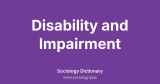 Disability and Impairment