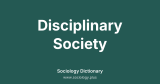 Disciplinary Society