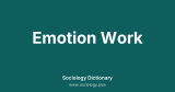 Emotion Work