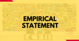 Empirical Statement