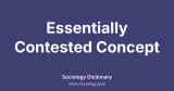 Essentially Contested Concept