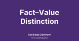 Fact–Value Distinction