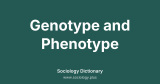 Genotype and Phenotype