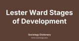 Lester Ward Stages of Development