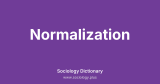 Normalization