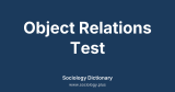 Object Relations Test